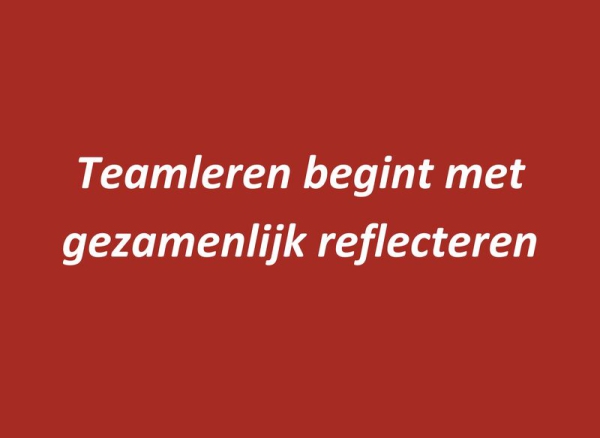 Samenwerken betekent ongemak leren verduren Samenwerken betekent ongemak leren verduren