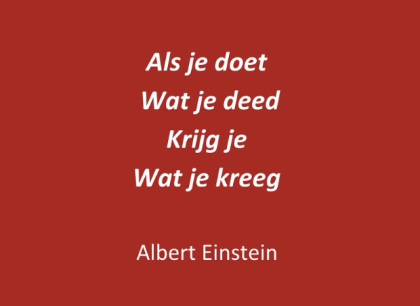 Denken, doen en voelen Denken, doen en voelen