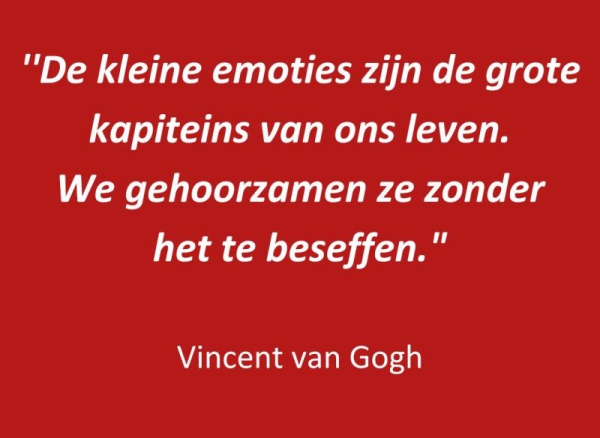 ''Onze emoties zitten aan het stuur'' ''Onze emoties zitten aan het stuur''